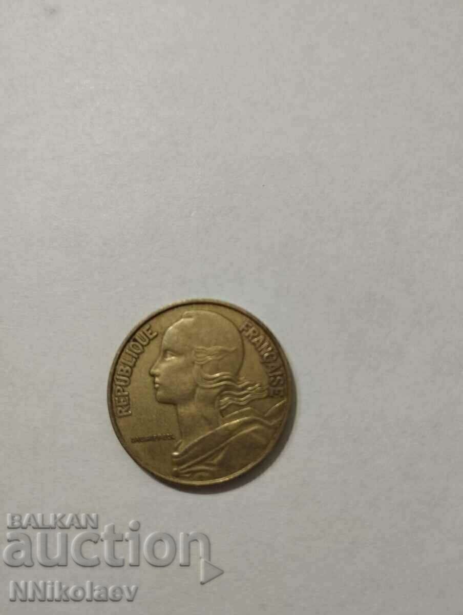 Auction France 20 centimes 1962 Auction France 20 centimes 1962