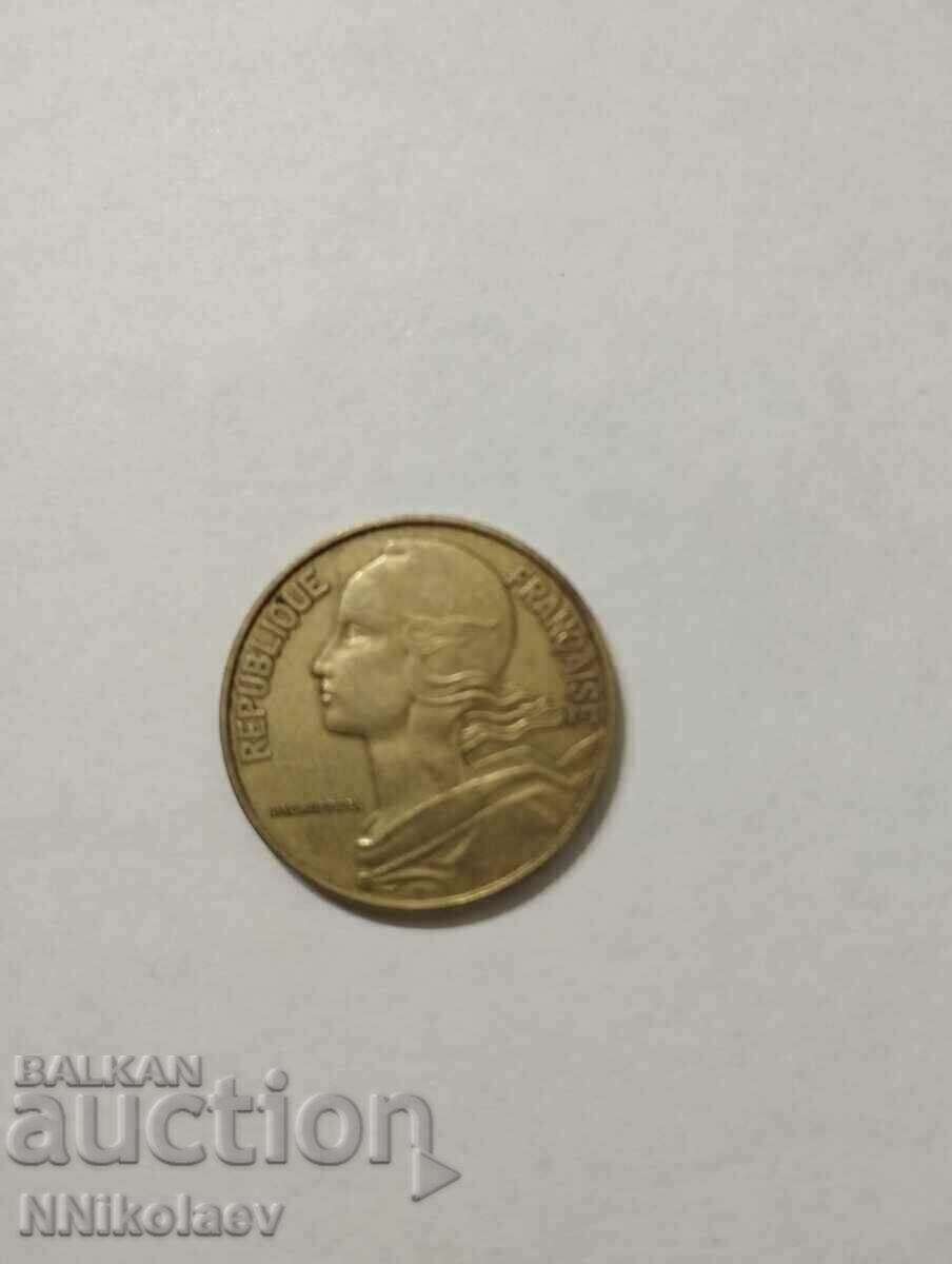 Delivery of France 20 centimes 1962 Delivery of France 20 centimes 1962