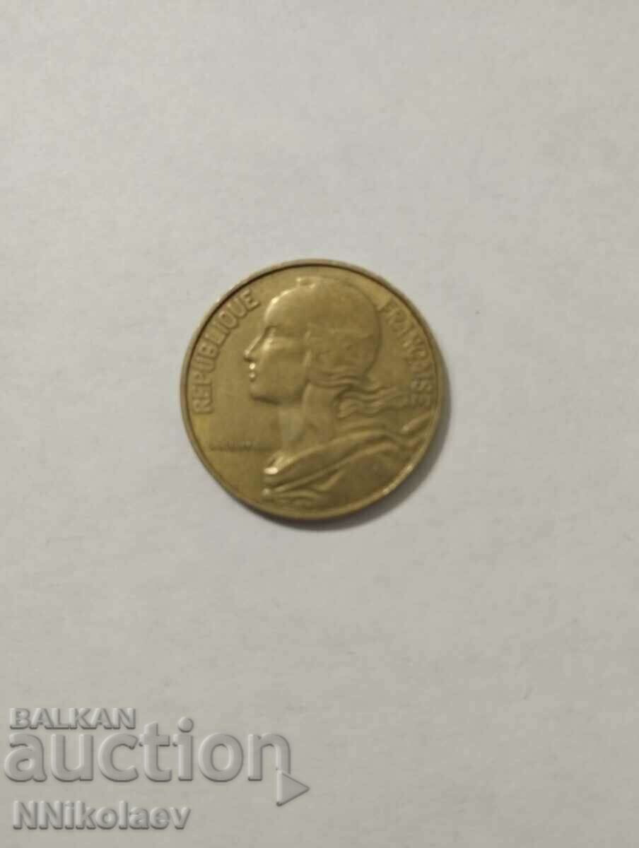 Delivery of France 20 centimes 1963 Delivery of France 20 centimes 1963