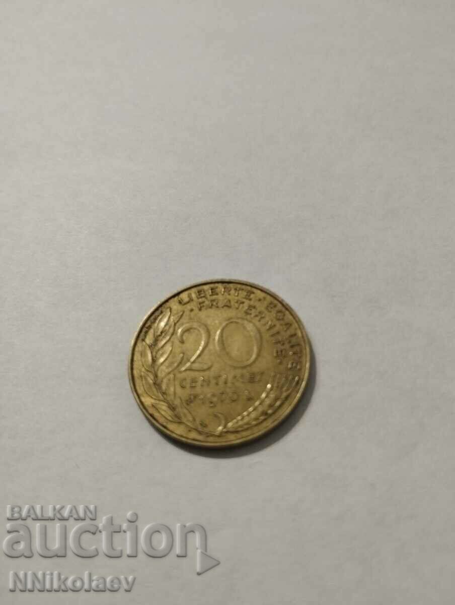 France 20 centimes 1970