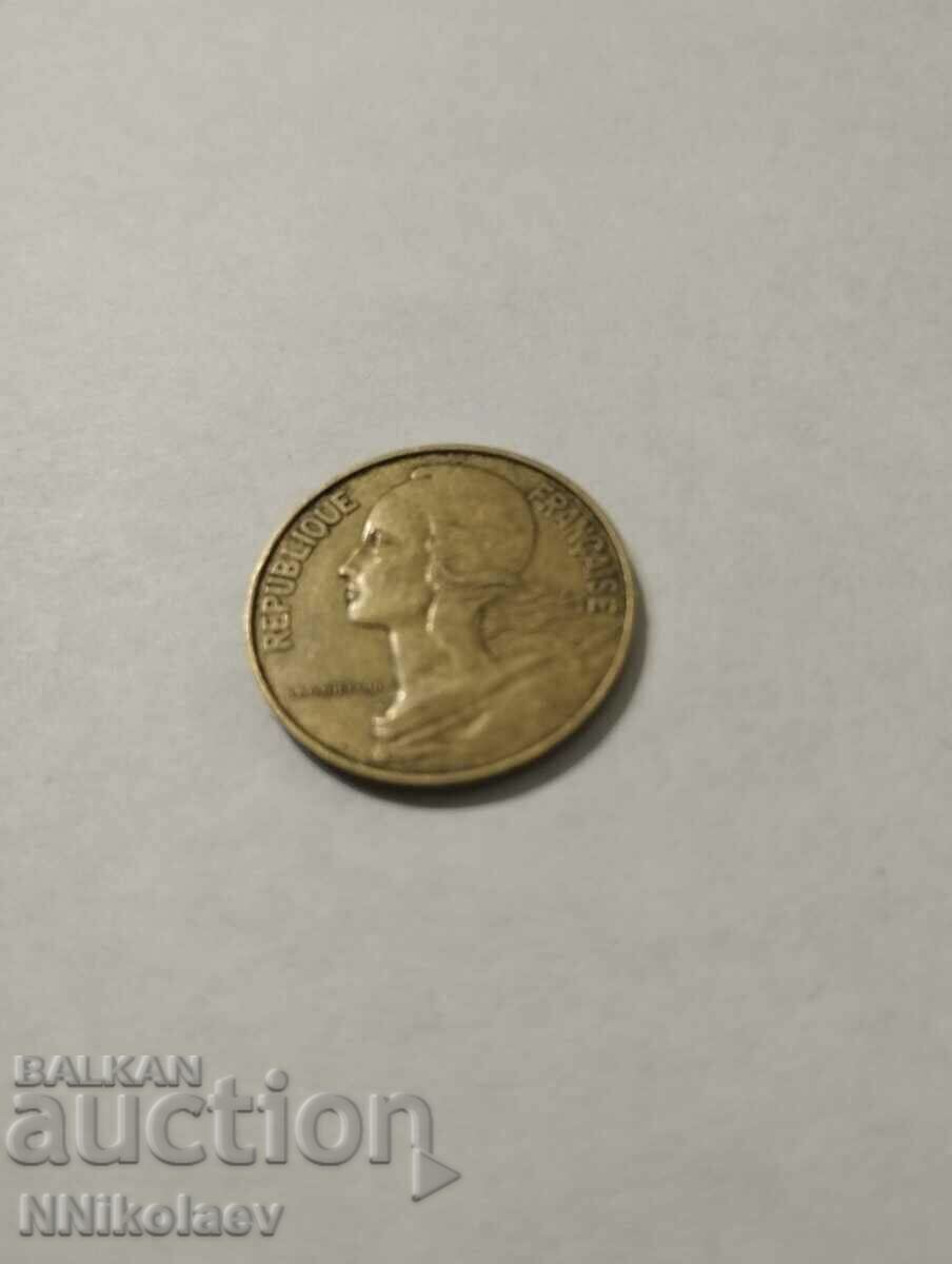 Auction France 20 centimes 1972 Auction France 20 centimes 1972