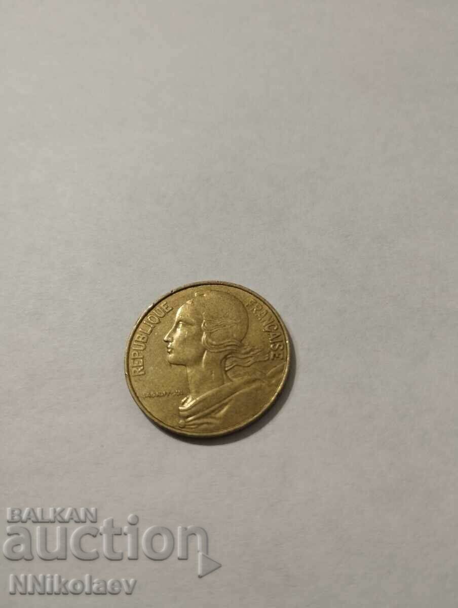Auction France 20 centimes 1978 Auction France 20 centimes 1978
