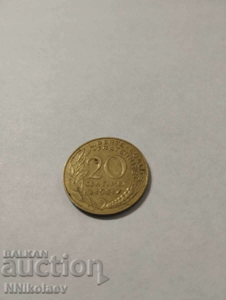 France 20 centimes 1981