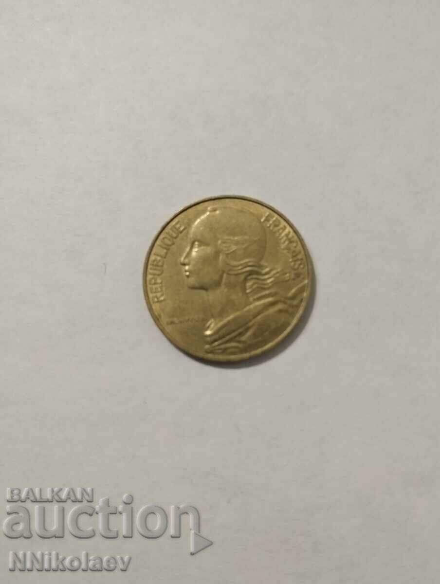 Delivery of France 20 centimes 1984 Delivery of France 20 centimes 1984
