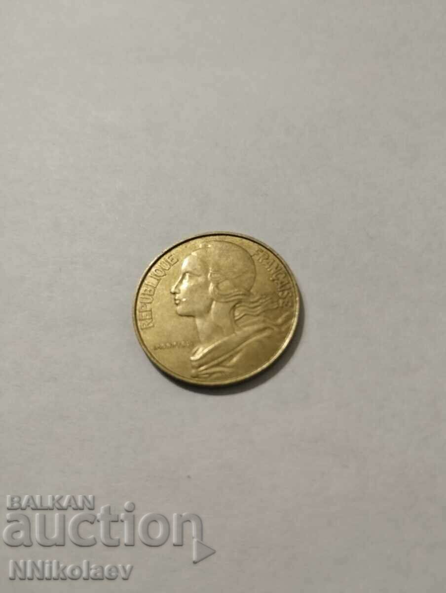 Delivery of France 20 centimes 1988 Delivery of France 20 centimes 1988