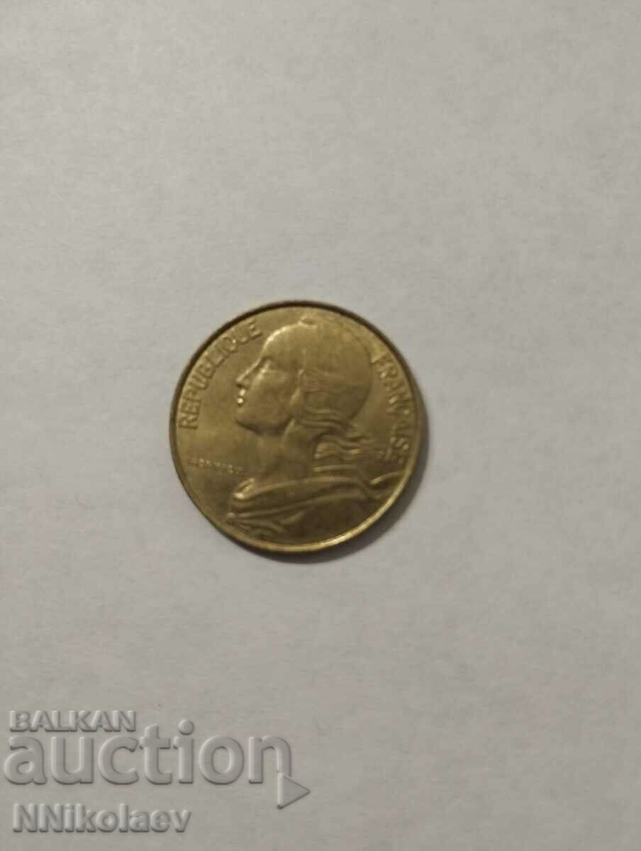 Delivery of France 20 centimes 1994 Delivery of France 20 centimes 1994