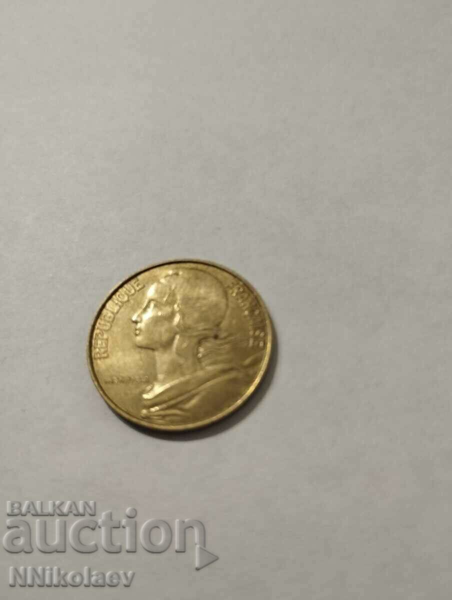 Auction  France 20 centimes 1995