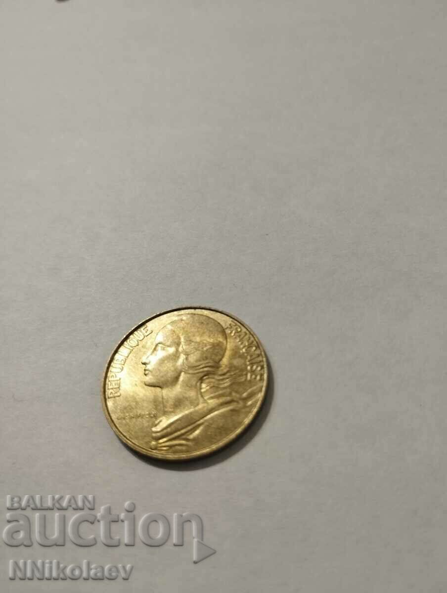 Auction France 20 centimes 1996 Auction France 20 centimes 1996