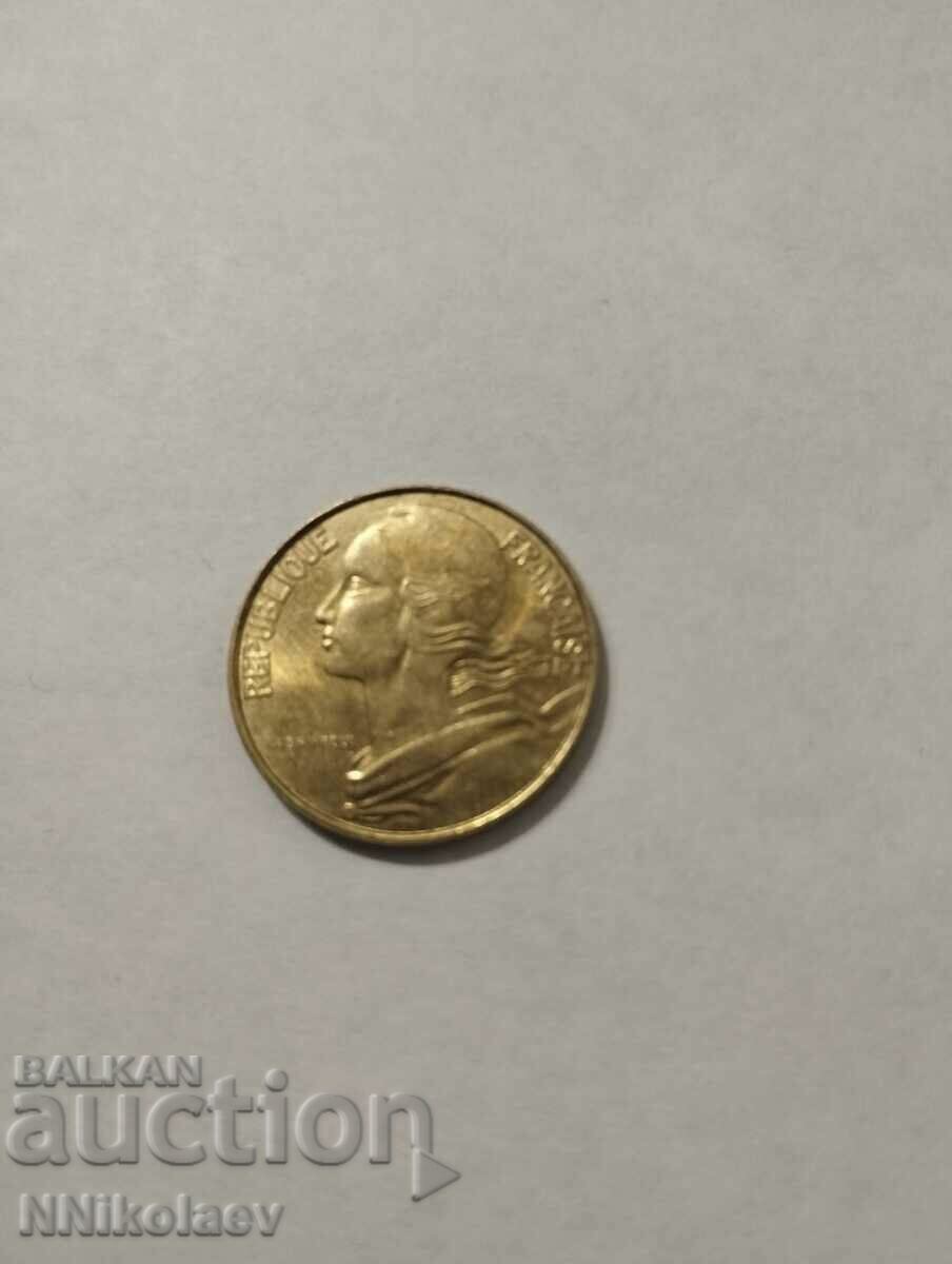 Delivery of France 20 centimes 1996 Delivery of France 20 centimes 1996