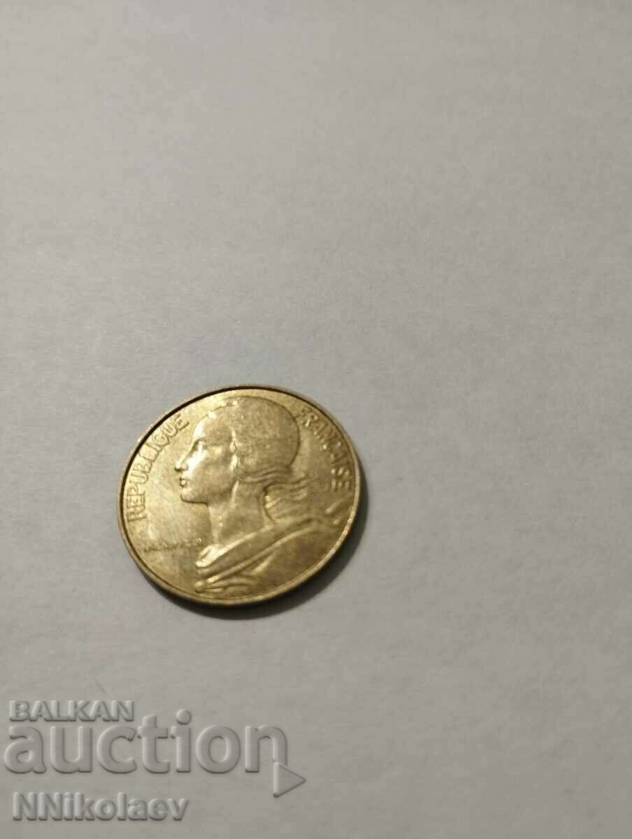 Auction France 20 centimes 1997 Auction France 20 centimes 1997