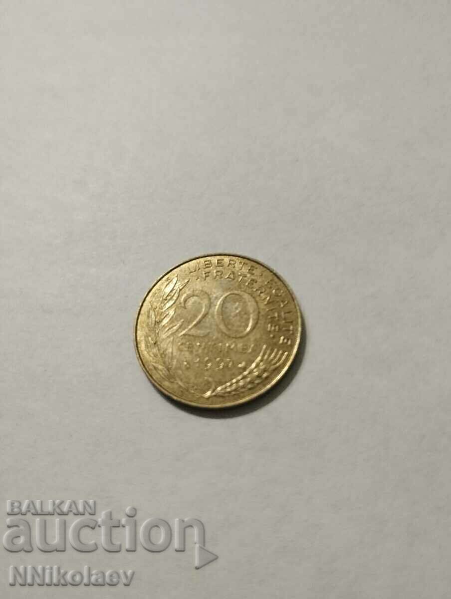 France 20 centimes 1997