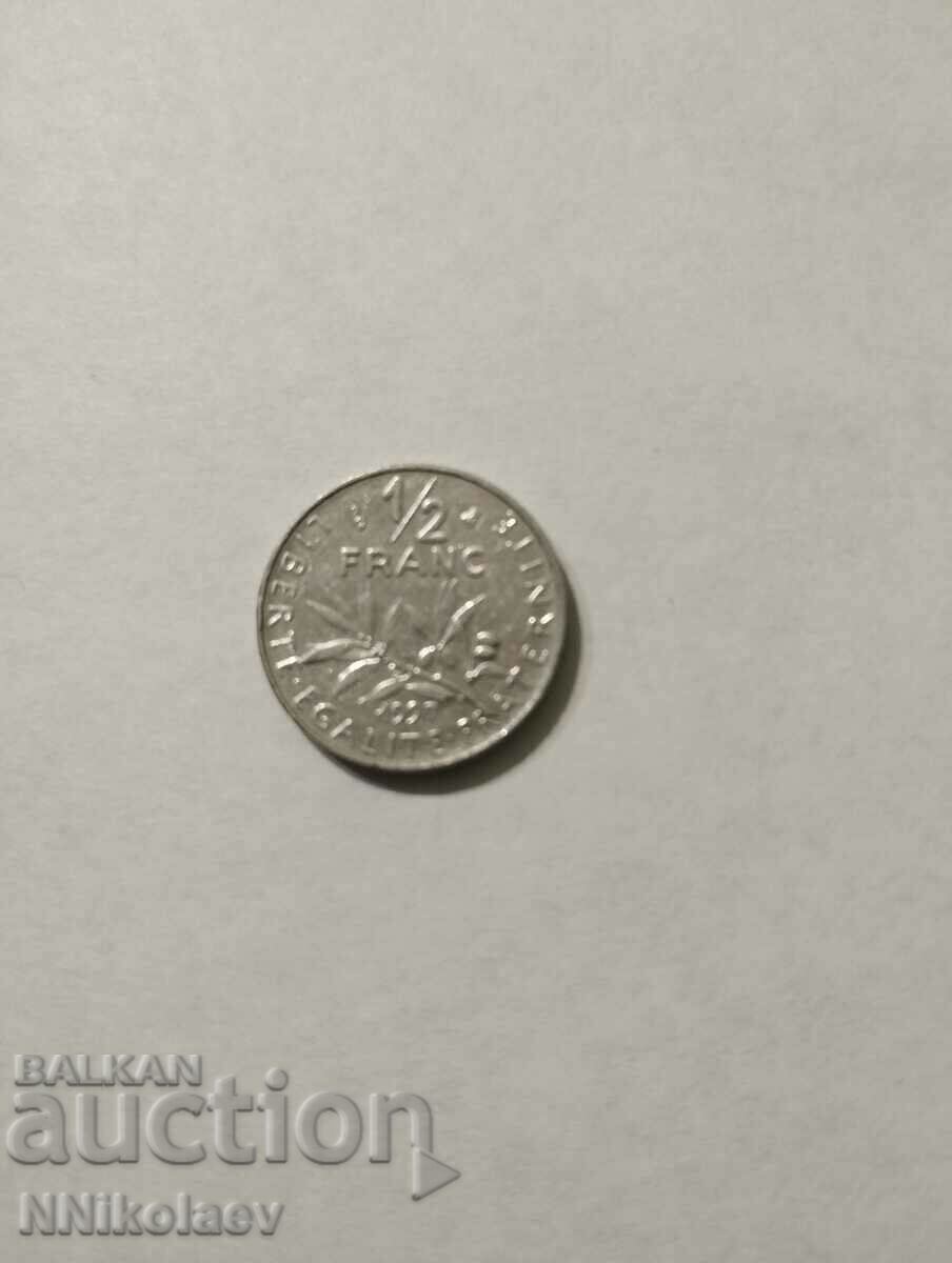 France 1/2 - half franc 1997 with price 1.00 BGN | € 0.51 France 1/2 - half franc 1997 with price 1.00 BGN | € 0.51