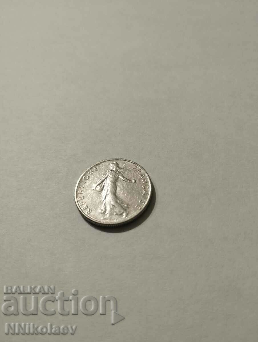 Auction France 1/2 - half franc 1983 Auction France 1/2 - half franc 1983