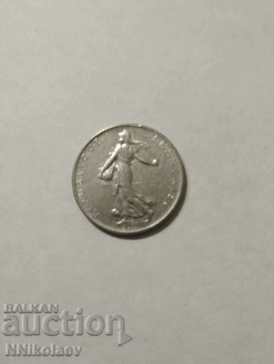 Delivery of France 1 franc 1960