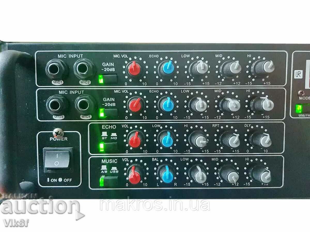 Home amplifier, Karaoke, model: AV-620BT with price 190.50 BGN | € 97.40 Home amplifier, Karaoke, model: AV-620BT with price 190.50 BGN | € 97.40