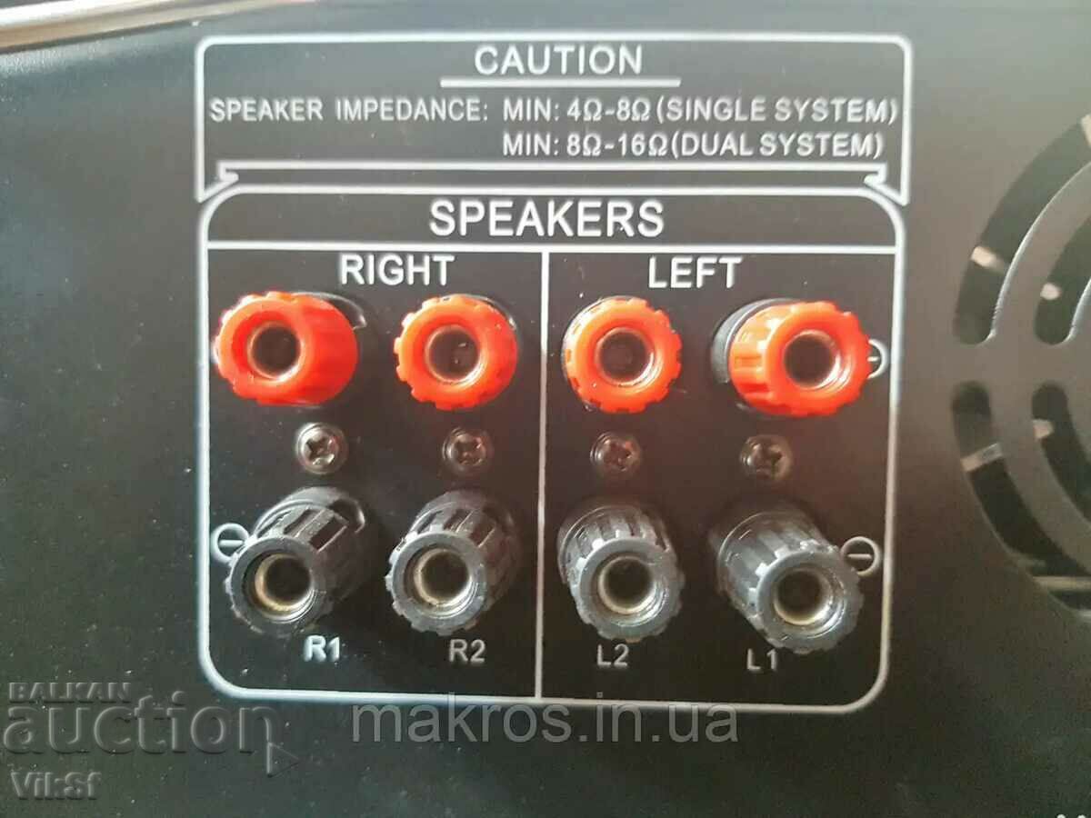 Delivery of Home amplifier, Karaoke, model: AV-620BT Delivery of Home amplifier, Karaoke, model: AV-620BT