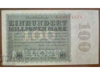 GERMANY 100 million marks 08/22/1923