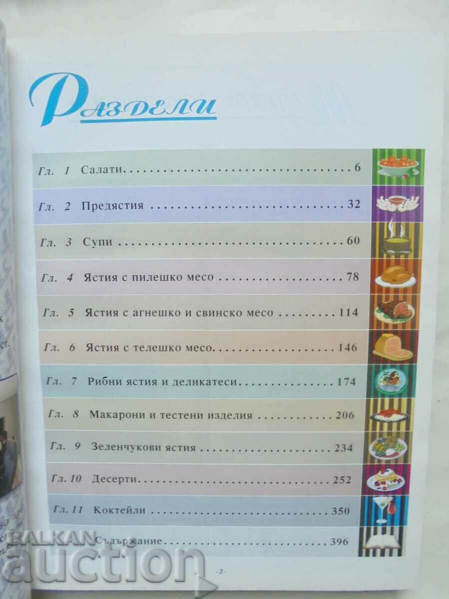 Cookbook Culinary Masterpieces and Cocktails 2000 with price 10.00 BGN | € 5.11 Cookbook Culinary Masterpieces and Cocktails 2000 with price 10.00 BGN | € 5.11
