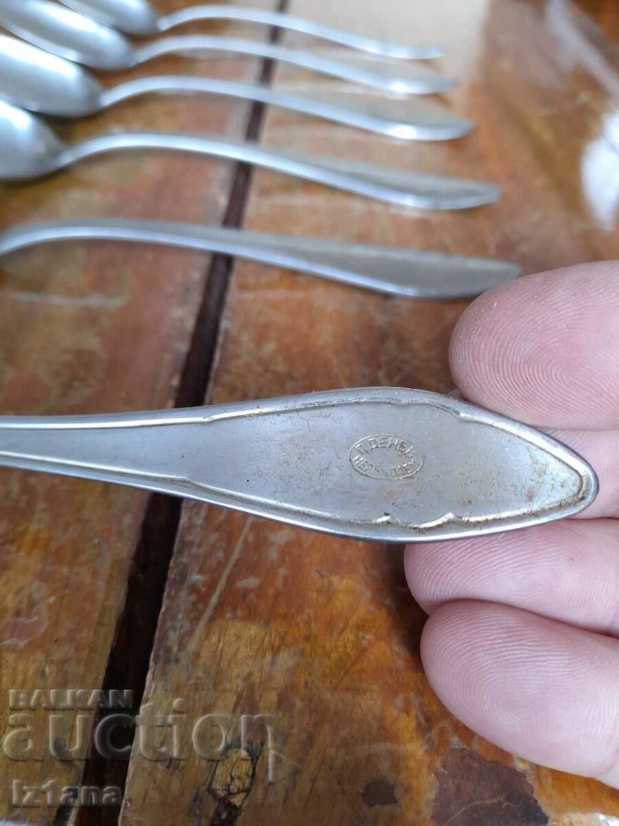 Old spoon, spoons P. Denev - 5 Old spoon, spoons P. Denev - 5