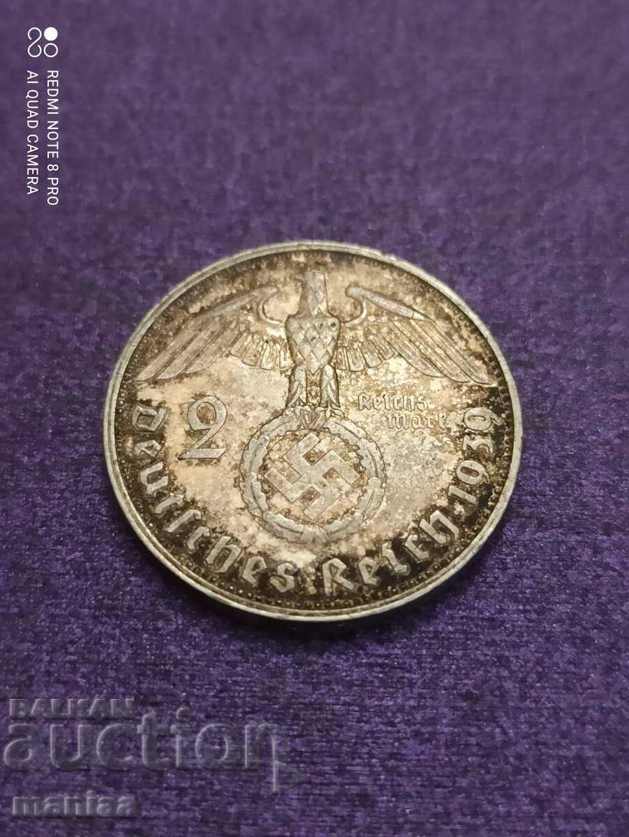 2 Γραμματόσημα 1939 ασημένιο Τρίτο Ράιχ 2 Γραμματόσημα 1939 ασημένιο Τρίτο Ράιχ