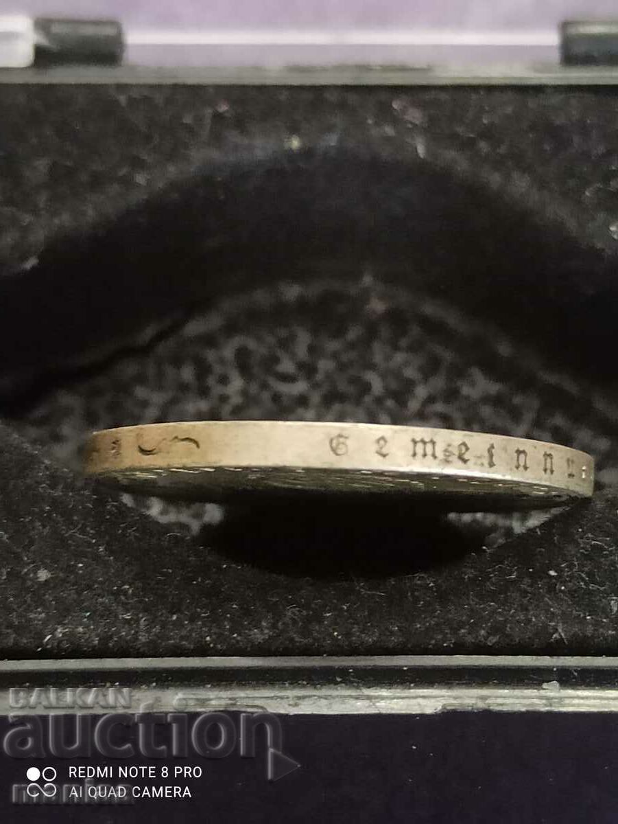 Auction 2 Marks 1937 silver Third Reich Auction 2 Marks 1937 silver Third Reich