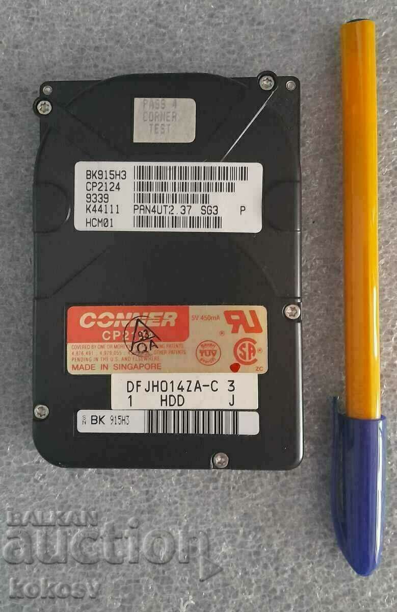 Ρετρό σκληρός δίσκος HDD Σκληρός δίσκος 2,5" IDE Conner CP2124