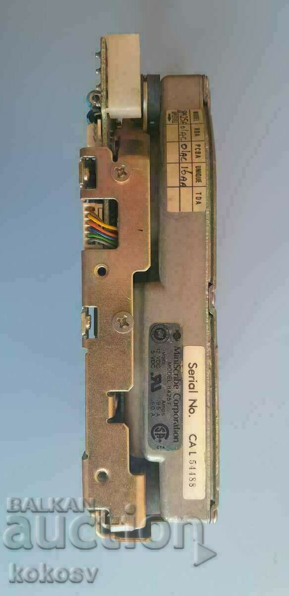 Retro Hard Drive HDD MiniScribe 8425F 21MB MFM - 5 Retro Hard Drive HDD MiniScribe 8425F 21MB MFM - 5