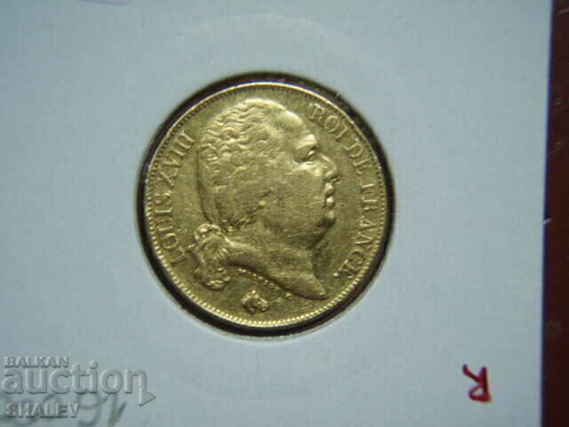 20 Francs 1816 Q France - AU (Gold) - 5 20 Francs 1816 Q France - AU (Gold) - 5