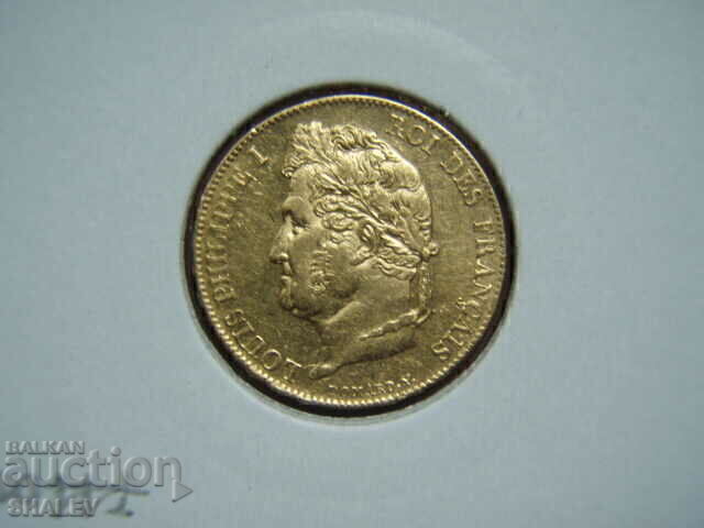 20 Francs 1834 A France (20 франка Франция) - XF/AU (злато) - 5 20 Francs 1834 A France (20 франка Франция) - XF/AU (злато) - 5