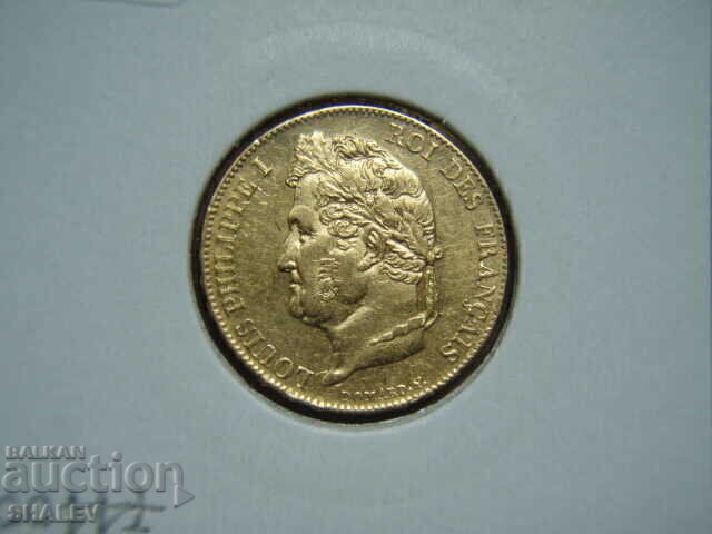 20 Francs 1834 A France - XF/AU (gold) - 6 20 Francs 1834 A France - XF/AU (gold) - 6