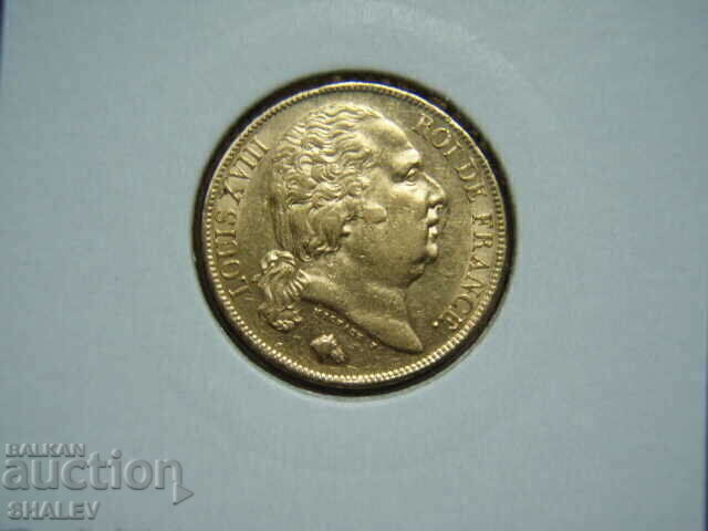 20 Francs 1824 A France (20 francs France) - AU (gold) - 5 20 Francs 1824 A France (20 francs France) - AU (gold) - 5