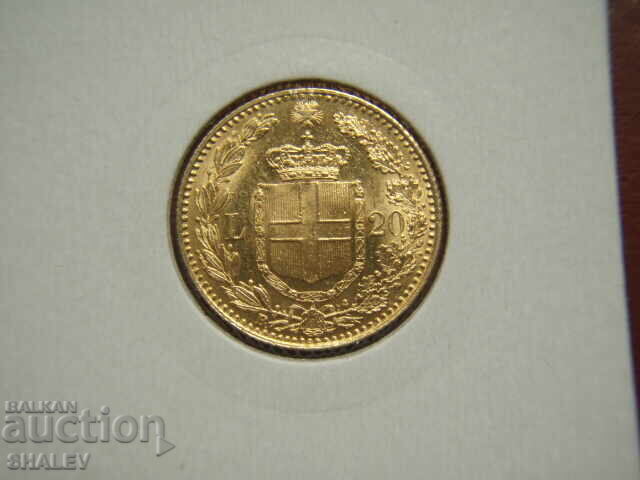 20 Lire 1897 Italy / 20 лири Италия (RARE!!!) - AU (злато) 20 Lire 1897 Italy / 20 лири Италия (RARE!!!) - AU (злато)