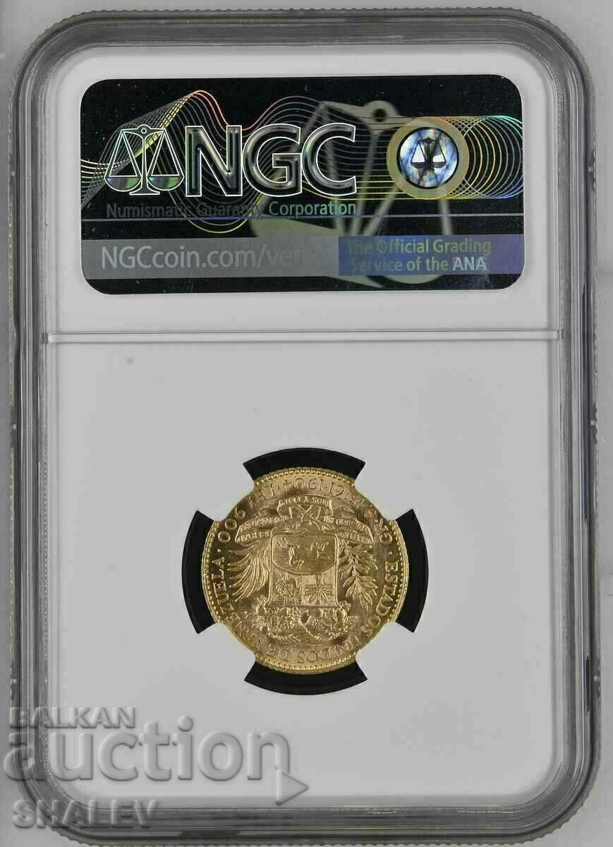 20 Bolivares 1904 Βενεζουέλα - MS62 (χρυσός) με τιμή € 1059.89 | 2072.96 BGN