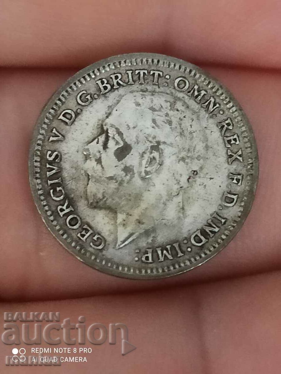 3 pence 1926 silver with price 14.99 BGN | € 7.66 3 pence 1926 silver with price 14.99 BGN | € 7.66