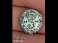 3 pence 1926 silver