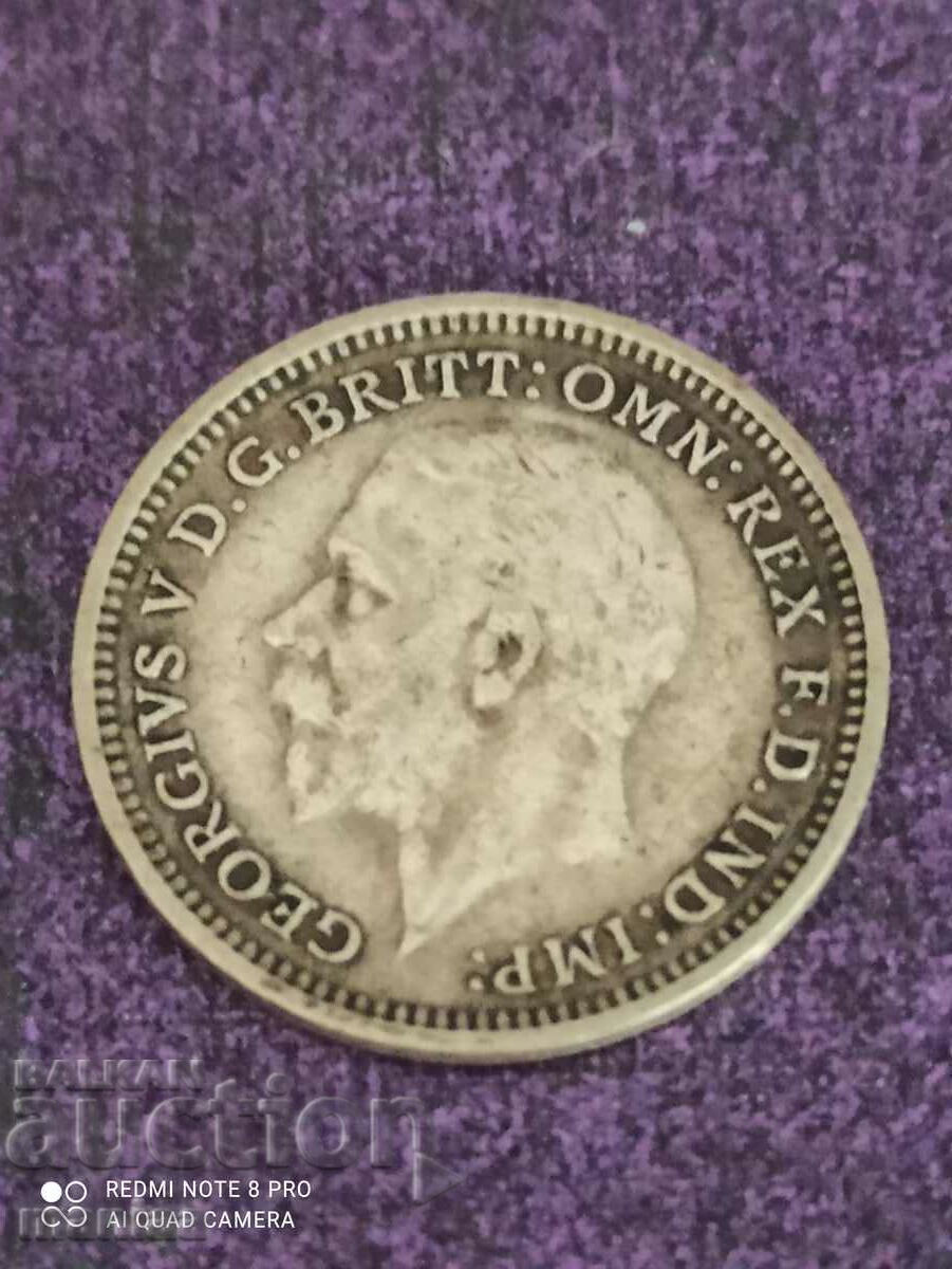 3 pence 1932 silver Great Britain with price 11.99 BGN | € 6.13 3 pence 1932 silver Great Britain with price 11.99 BGN | € 6.13