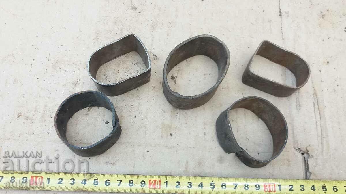 Auction  OLD METAL RINGS