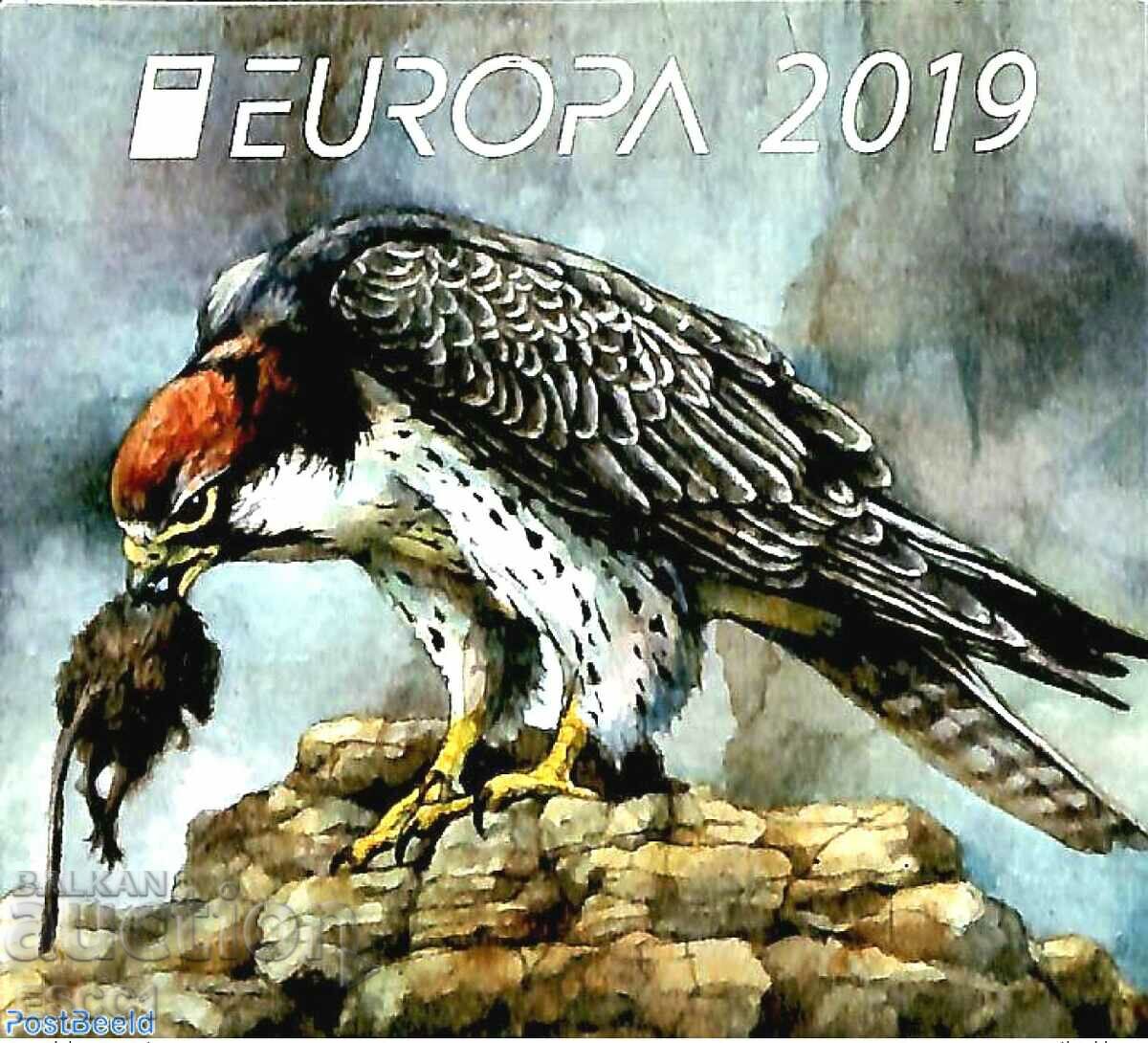 Clear marks in Europe SEP Birds 2019 Bulgaria carnet with price 28.00 BGN | € 14.32
