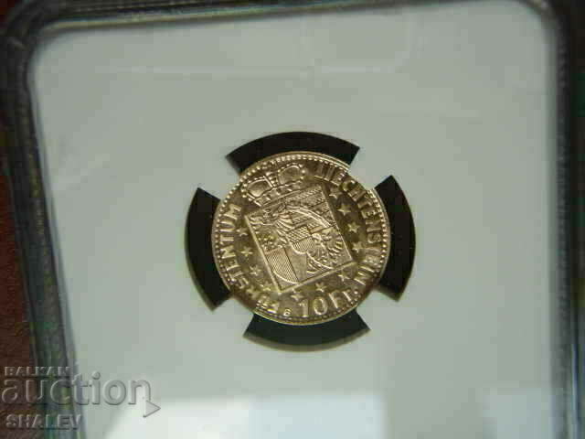 10 Francs 1946 Liechtenstein (Liechtenstein) - MS64 (gold) - 7 10 Francs 1946 Liechtenstein (Liechtenstein) - MS64 (gold) - 7