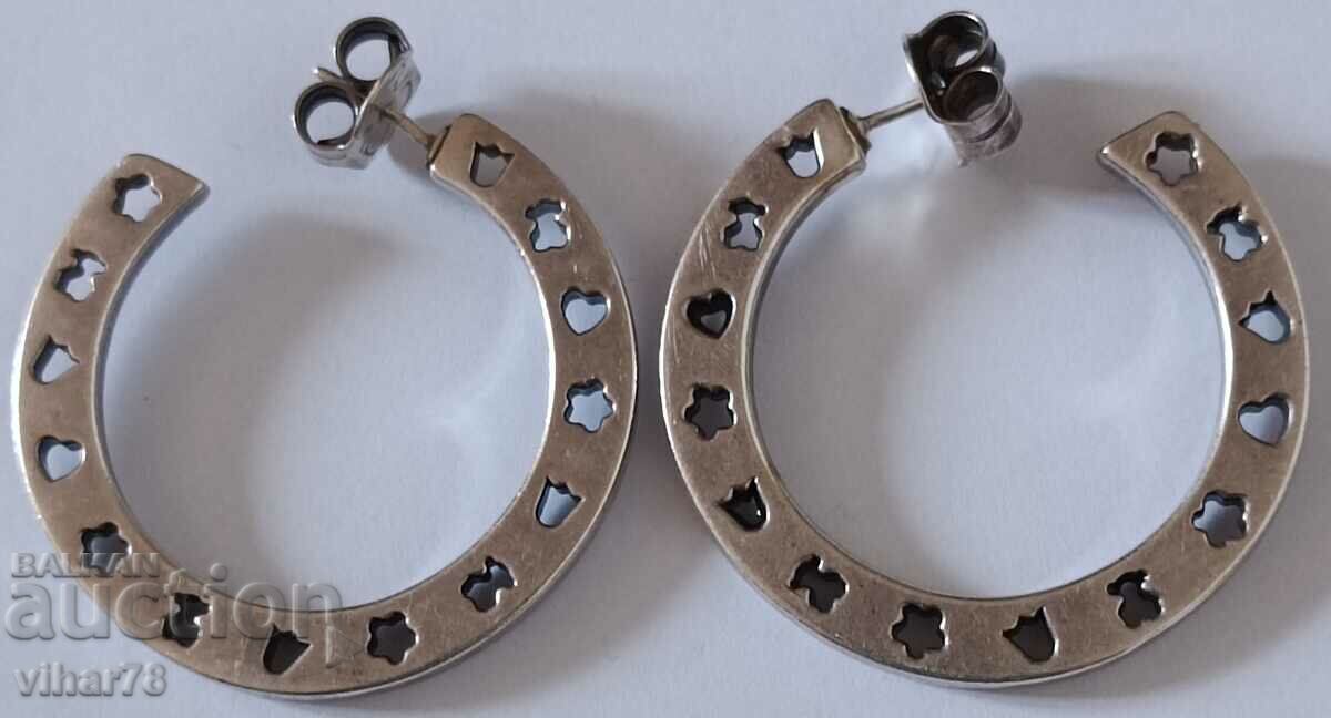 Auction silver earrings Auction silver earrings