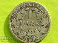 1 stamp 1876 "A" Germany Silver