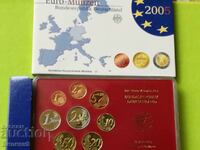 Exchange Euro coin set Germany 2005 ''D'' Proof