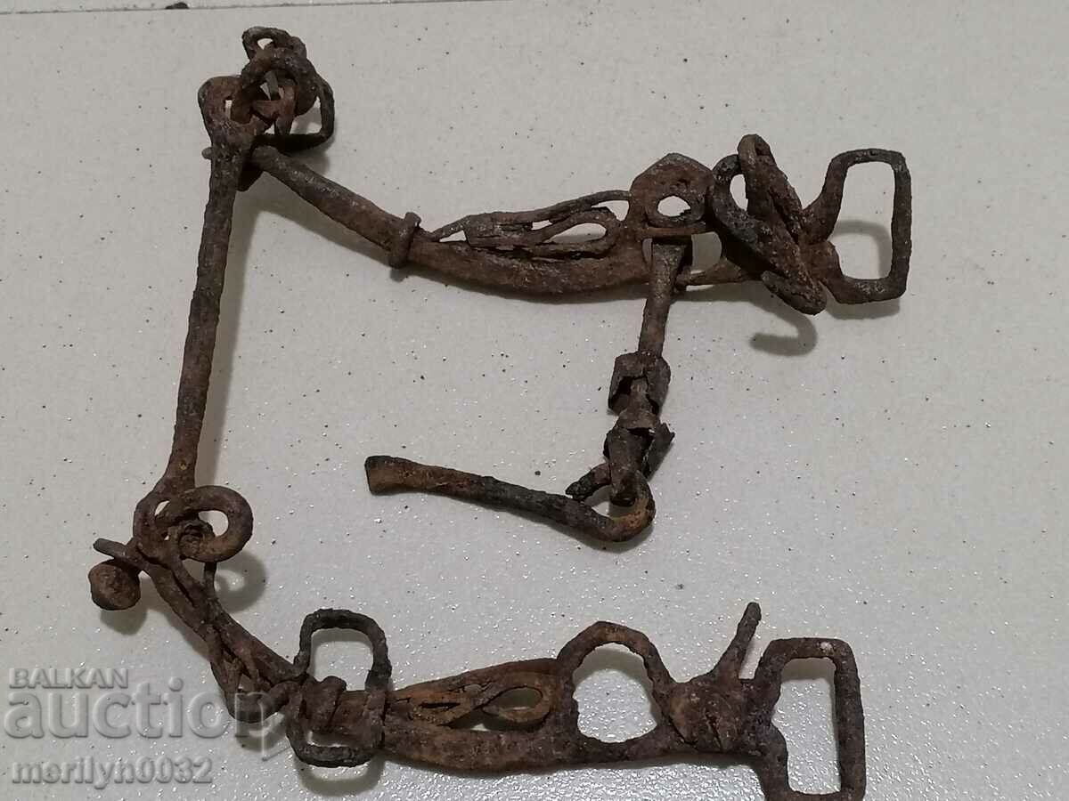 Ottoman Hand Wrought Bridle, Wrought Iron, Cavalry