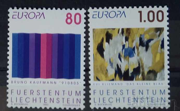 Liechtenstein 1993 Europa CEPT Art / Tablouri MNH
