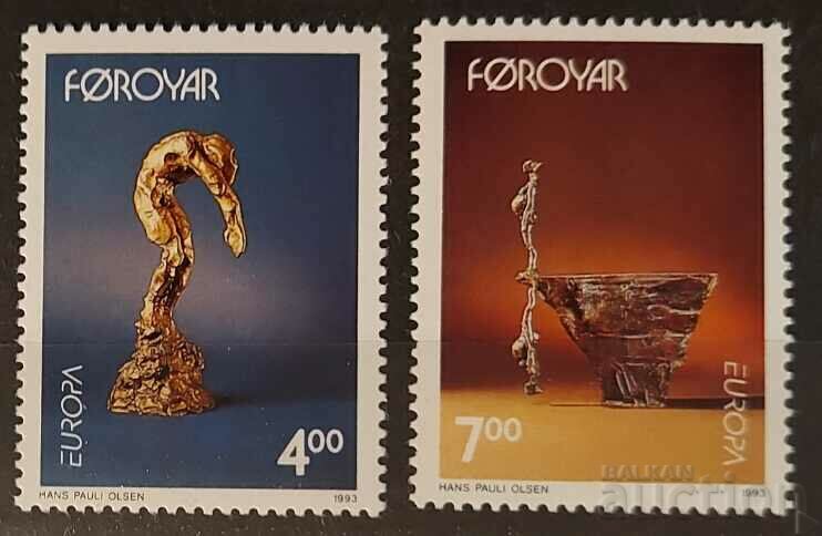 Faroe Islands 1993 Europe CEPT Art/Sculptures MNH