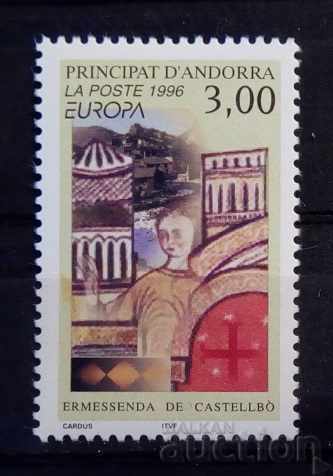 French Andorra 1996 Europe CEPT Personalities MNH