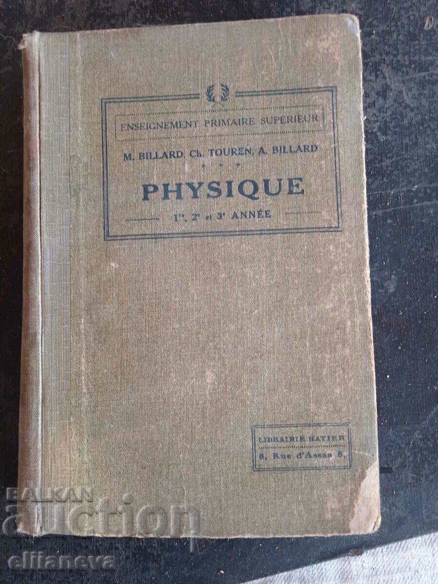 Manual de fizică 1923