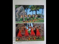 2 cărți poștale - Hawaii 1970