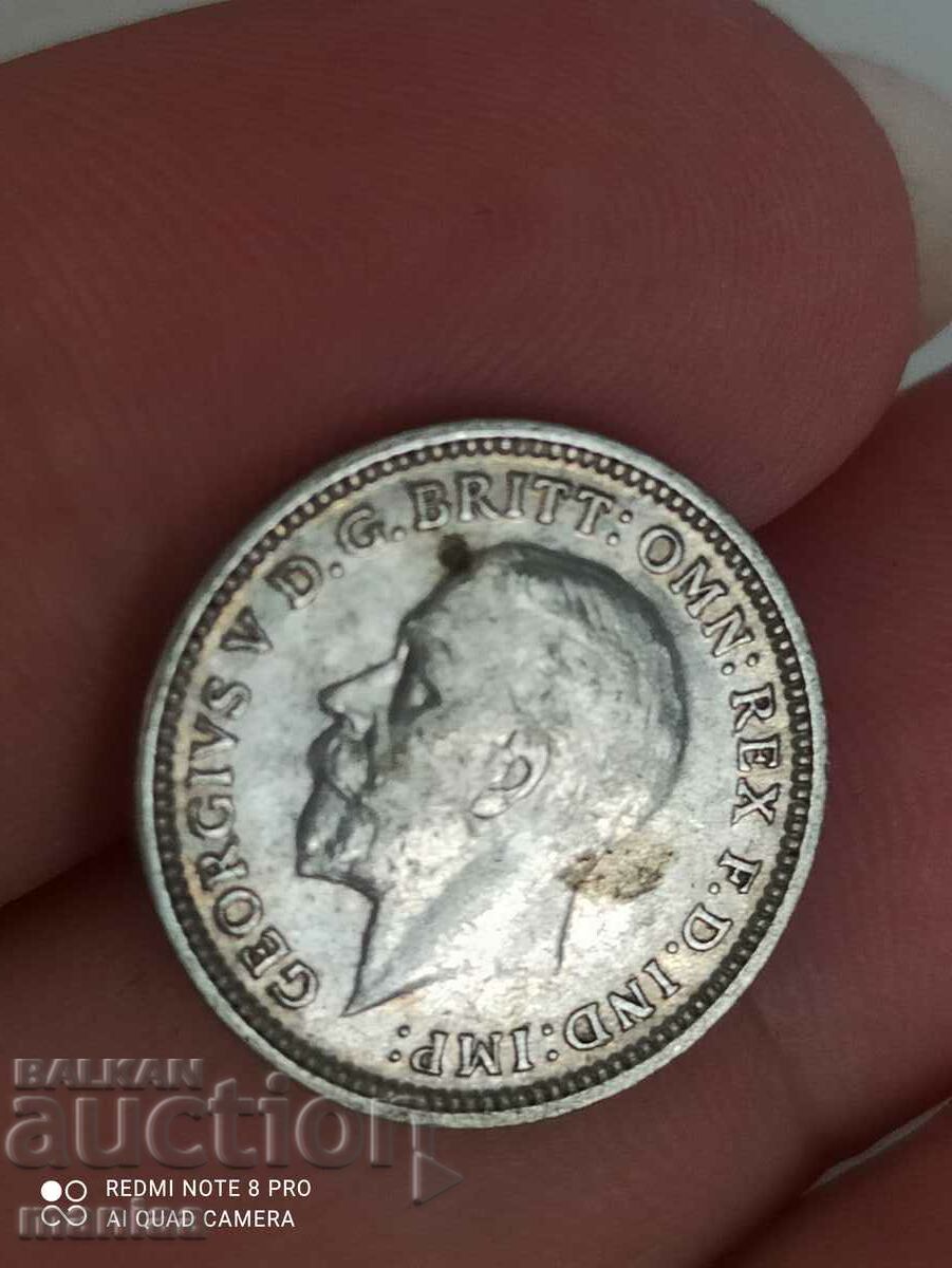 3 pence 1935 silver Great Britain with price 14.99 BGN | € 7.66 3 pence 1935 silver Great Britain with price 14.99 BGN | € 7.66