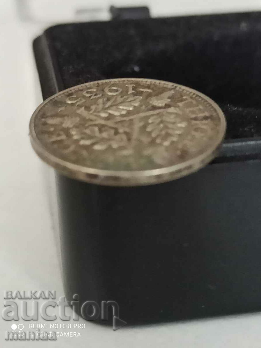 Auction 3 pence 1935 silver Great Britain Auction 3 pence 1935 silver Great Britain